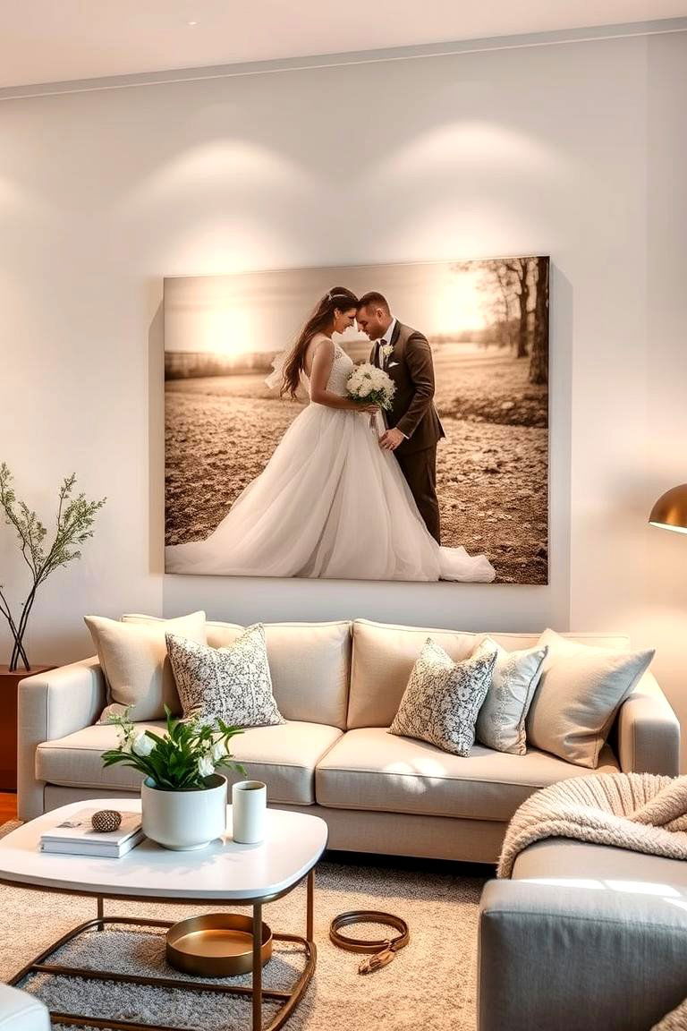Personalized Home Decor Piece - 24 10 Year Wedding Anniversary Ideas
