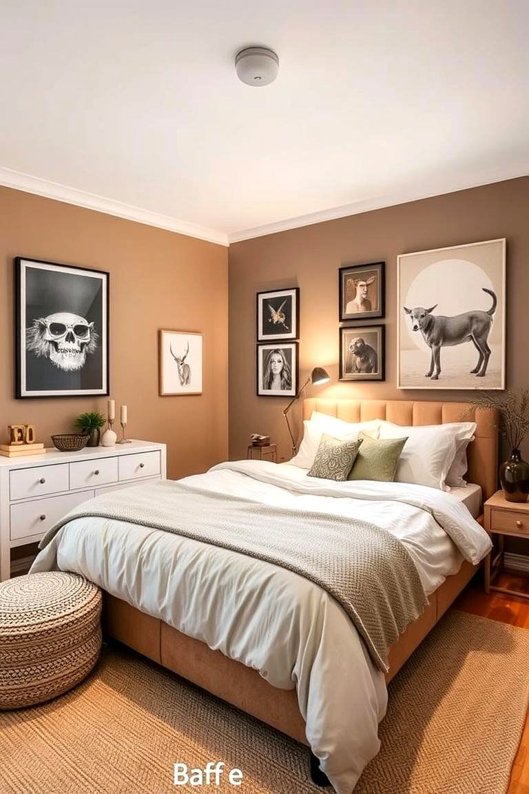 Personalized Khaki Retreat - 24 Khaki Bedroom Ideas