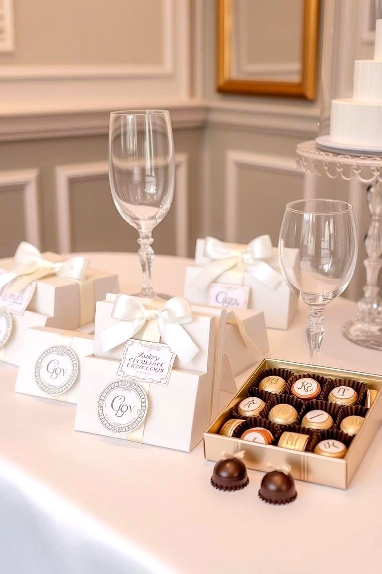 Personalized Luxury Favors - 24 Glamorous Wedding Ideas