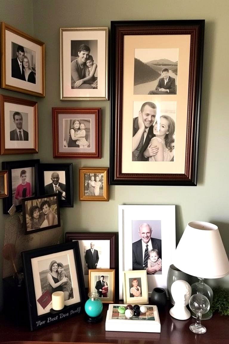 Personalized Memory Corners - 24 Housewarming Decoration Ideas