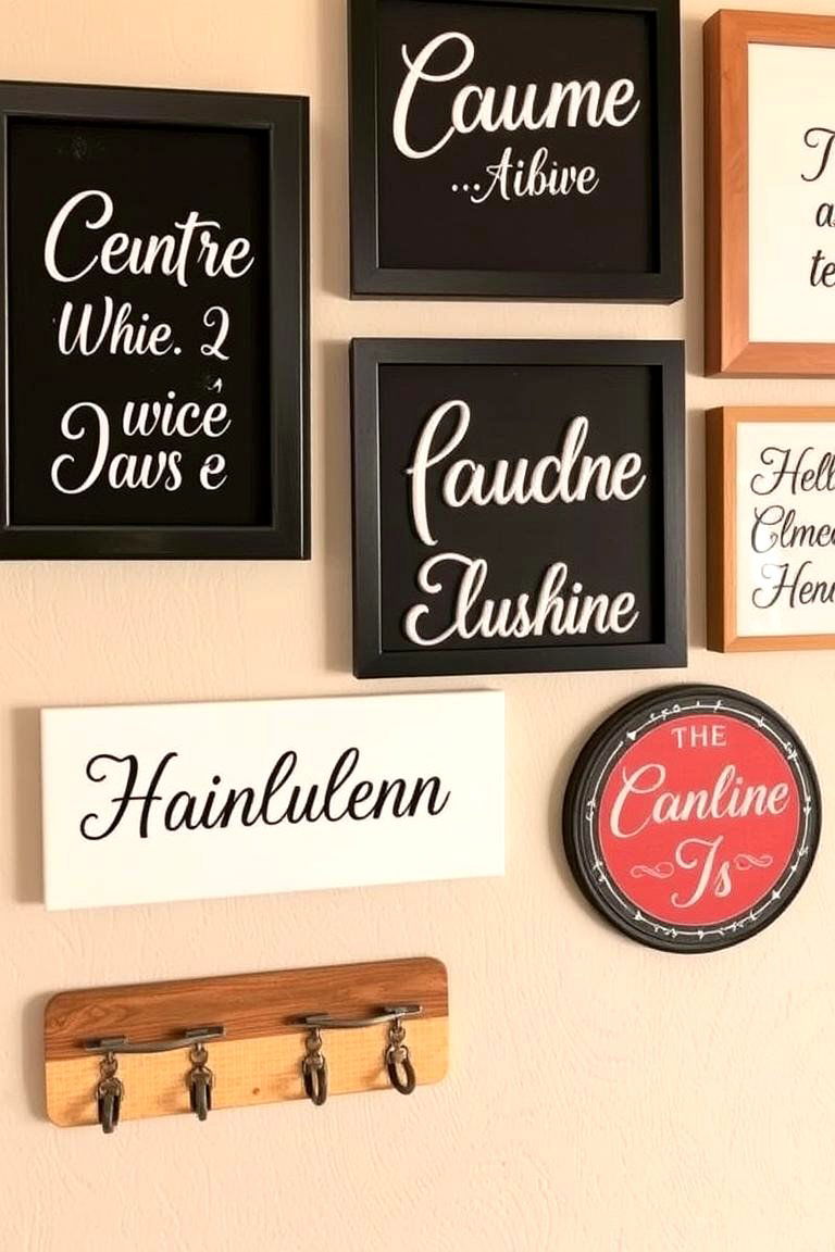 Personalized Name Art Displays - 24 Boho Toddler Room Ideas