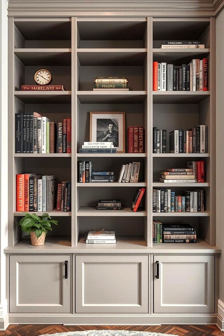 Personalized Niche Bookshelf - 24 Built-in Bookshelf Ideas