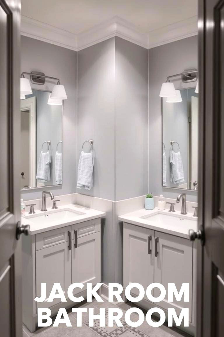 Personalized Organization Systems - 24 Jack and Jill Bathroom Ideas