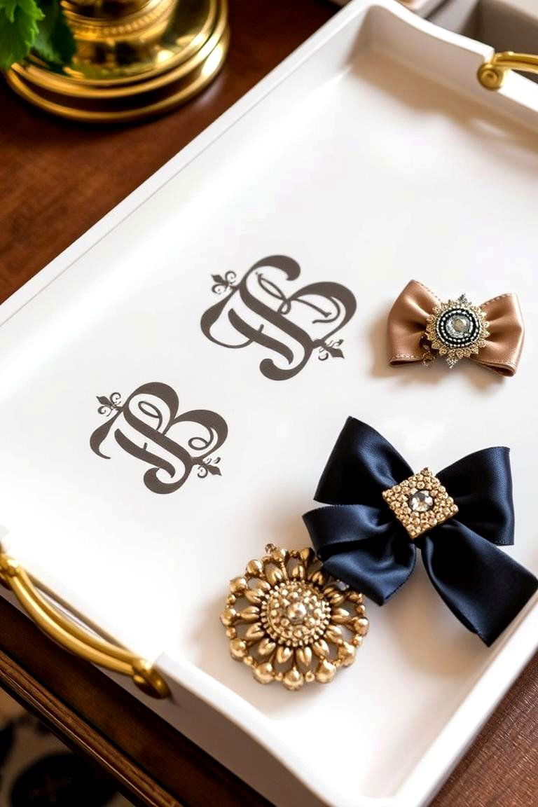 Personalized Statement Tray - 24 Tray Decor Ideas