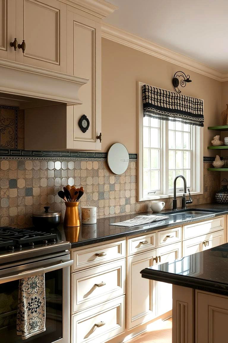Personalized Style Statements - 24 black and beige kitchen ideas