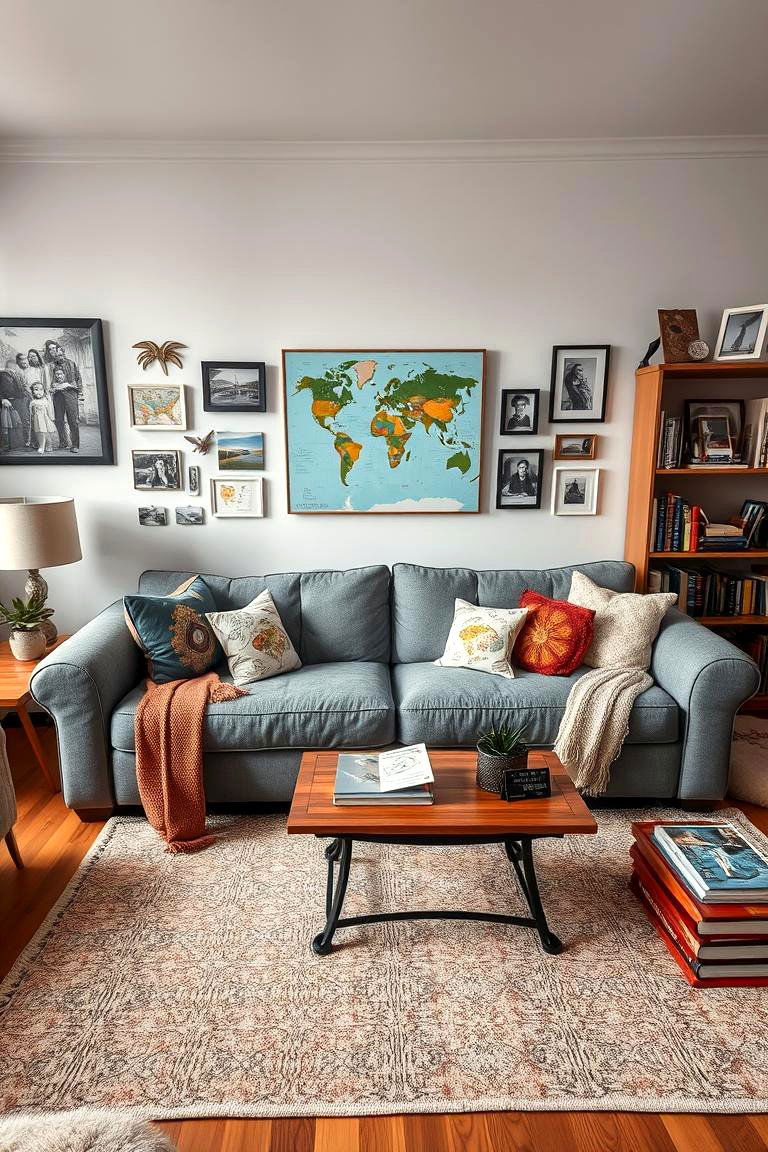Personalized Touches - 24 Grey Couch Living Room Ideas