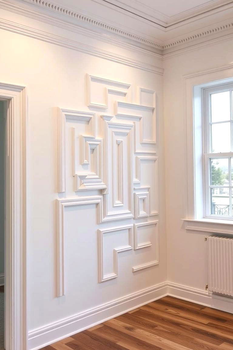 Personalized and Creative DIY Molding Designs - 24 Wall Molding Ideas