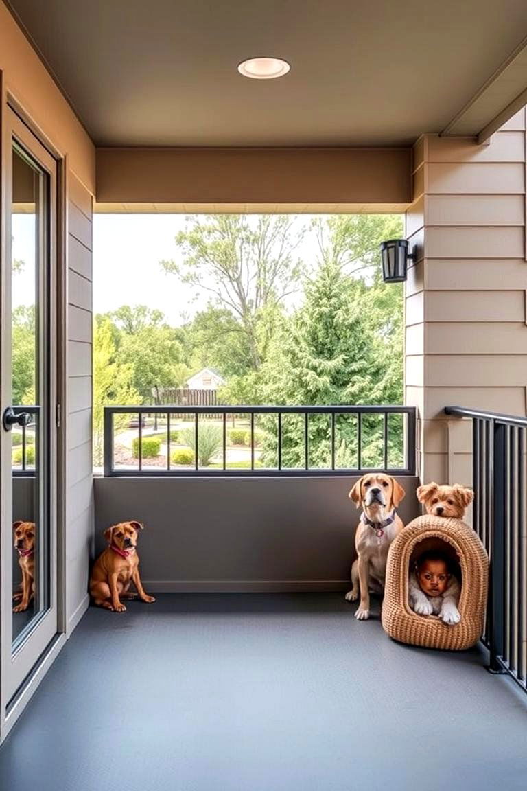 Pet Friendly Balcony Design - 24 Cantilever Balcony Ideas