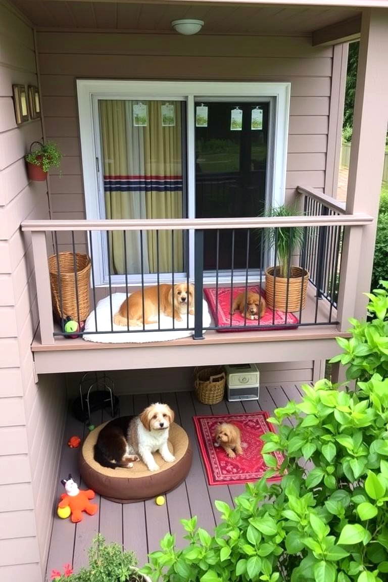 Pet Friendly Balcony Retreat - 24 Second Story Balcony Ideas