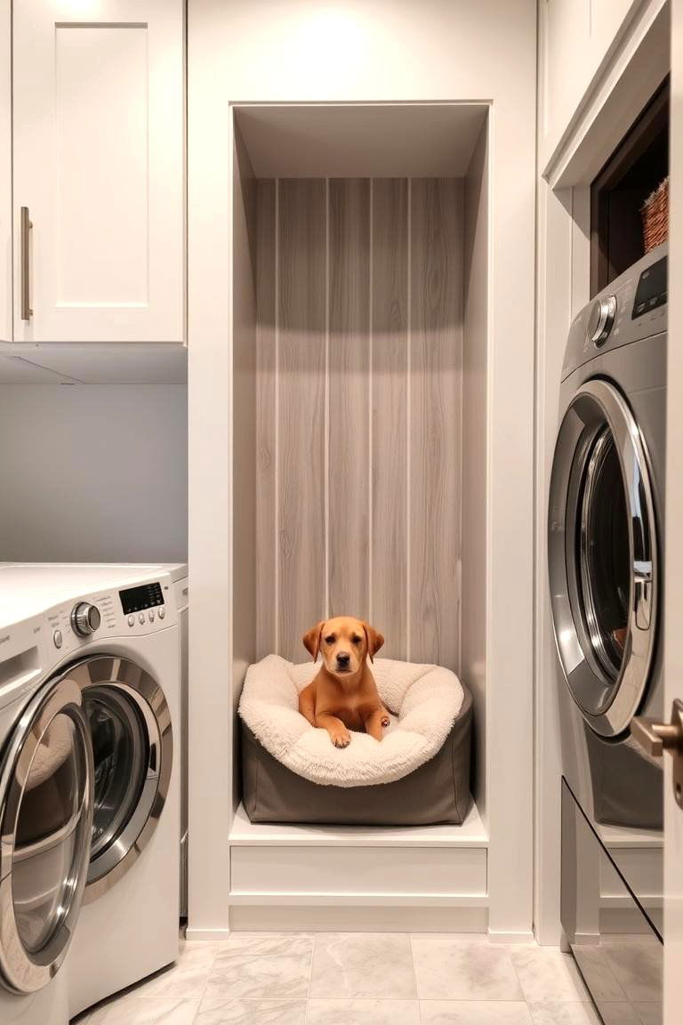 Pet Friendly Laundry Zone - 24 Modern Laundry Room Ideas