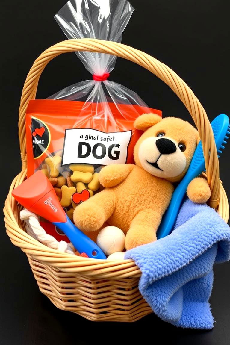 Pet Lovers Pampering Package - 24 Gift Basket Ideas