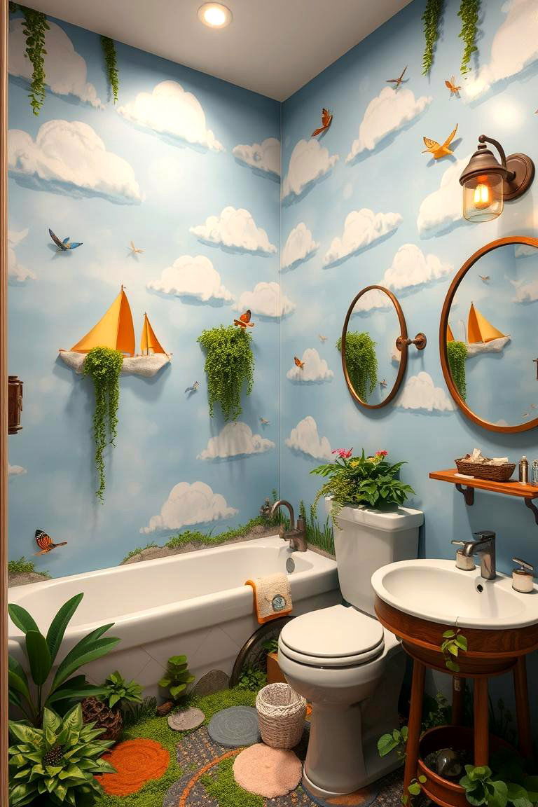 Peter Pans Neverland Escape - 24 Disney Bathroom Ideas