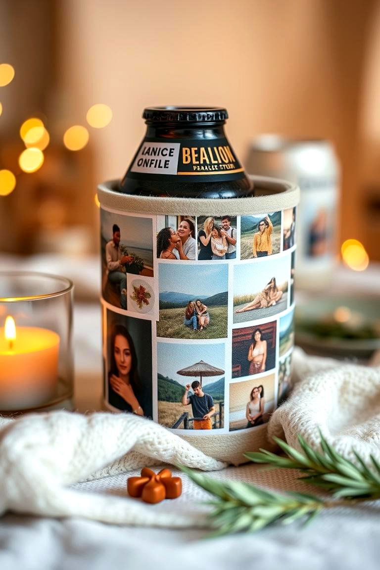 Photo Collage Koozies - 24 Wedding Koozie Ideas