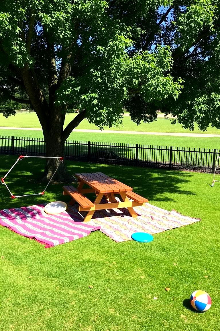 Picnic Area - 24 Backyard Ideas for Kids