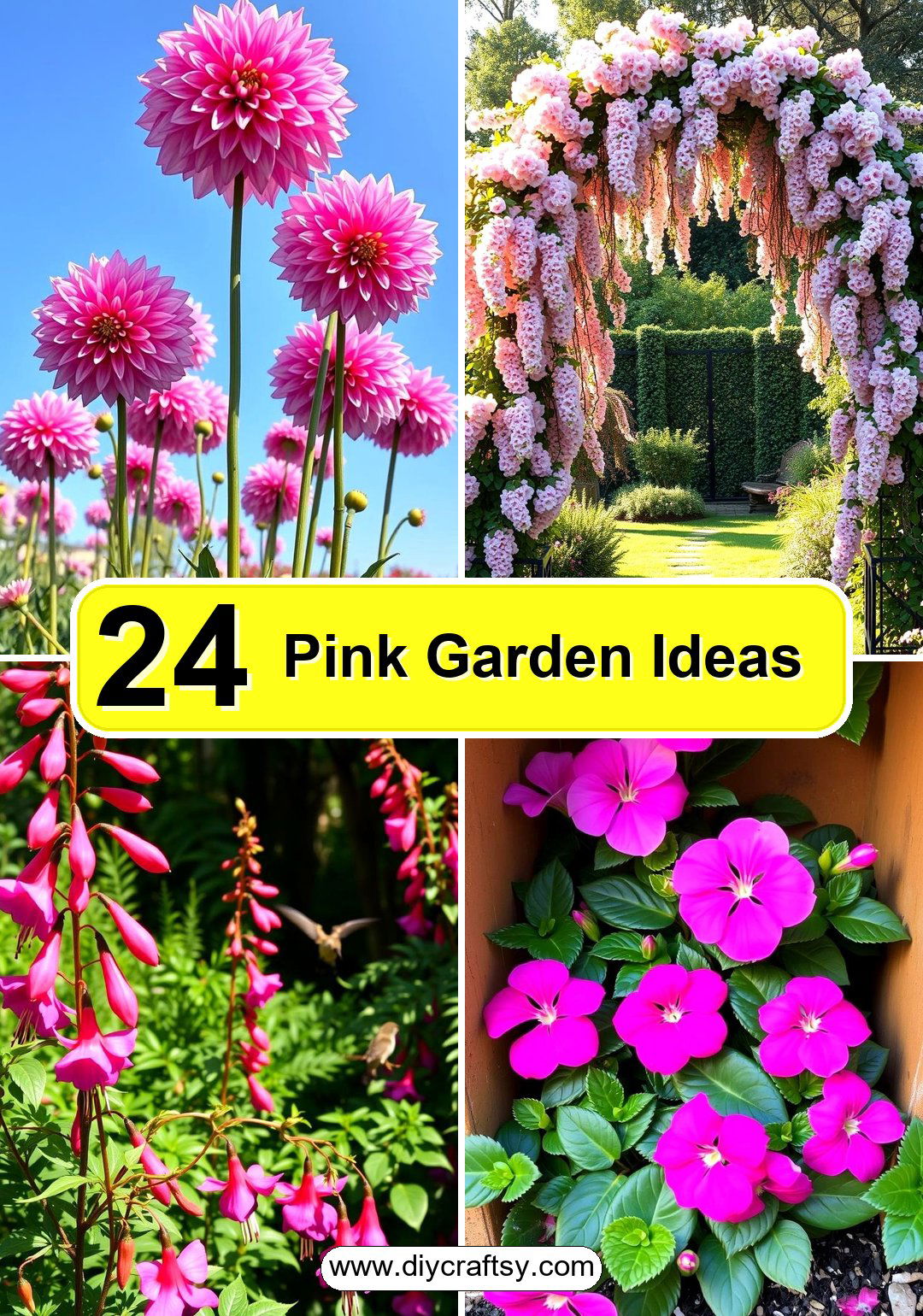 Pink Garden Ideas