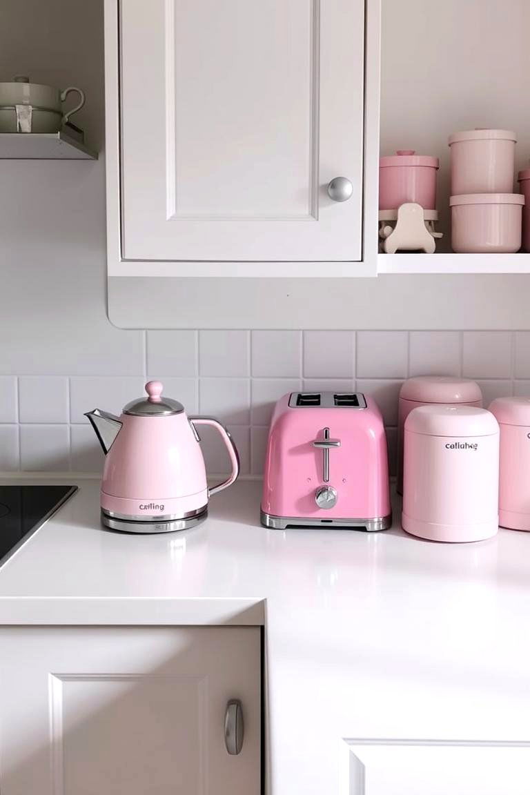 Pink Kitchen Accessories and Decor - 24 Pink Kitchen Ideas