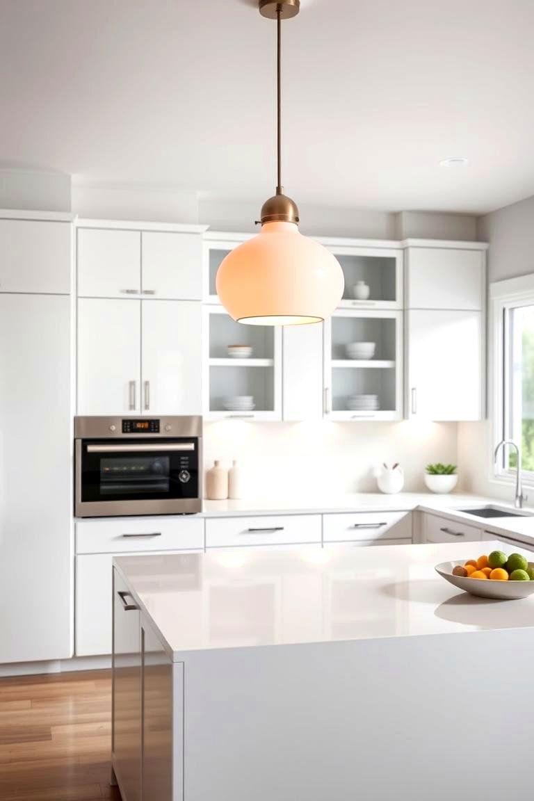 Pink Lighting Fixtures - 24 Pink Kitchen Ideas