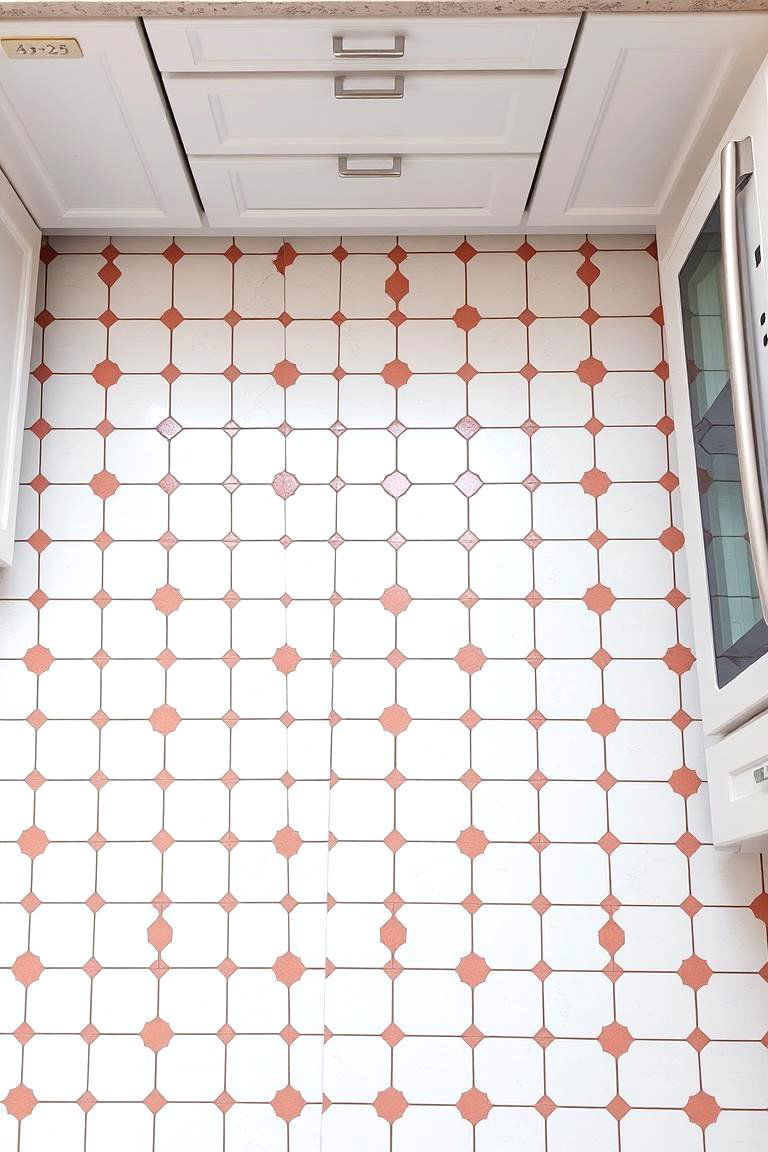 Pink Patterned Kitchen Flooring - 24 Pink Kitchen Ideas
