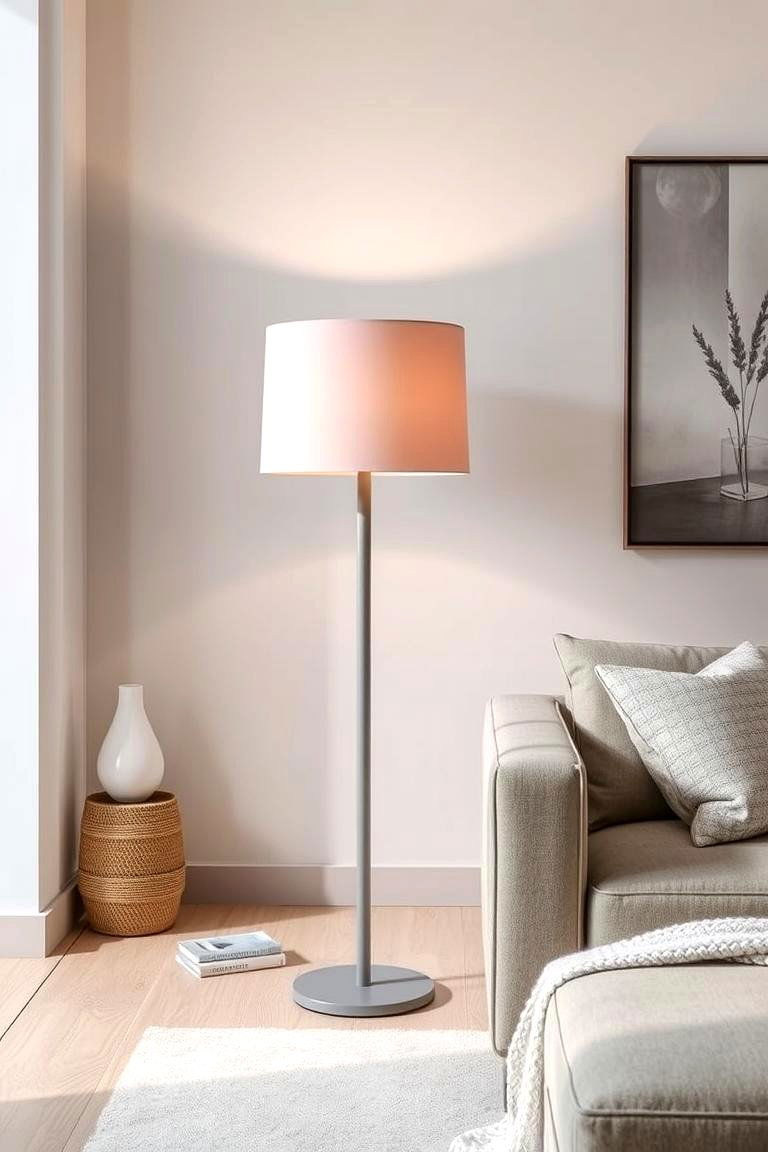 Pink and Grey Lighting Fixtures - 24 Pink and Grey Living Room Ideas