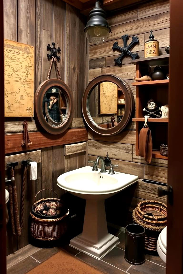 Pirate Adventure - 24 Disney Bathroom Ideas
