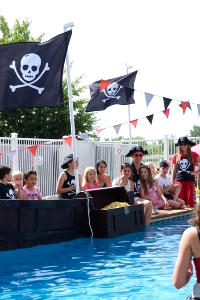 Pirate Plunder Pool Party - 24 Pool Party Ideas