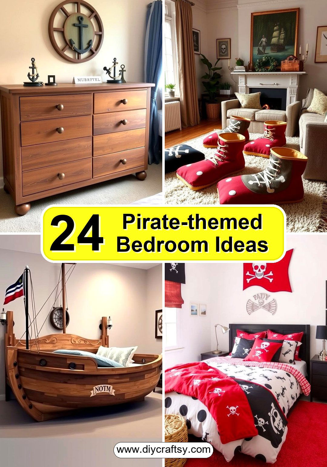 Pirate-themed Bedroom Ideas