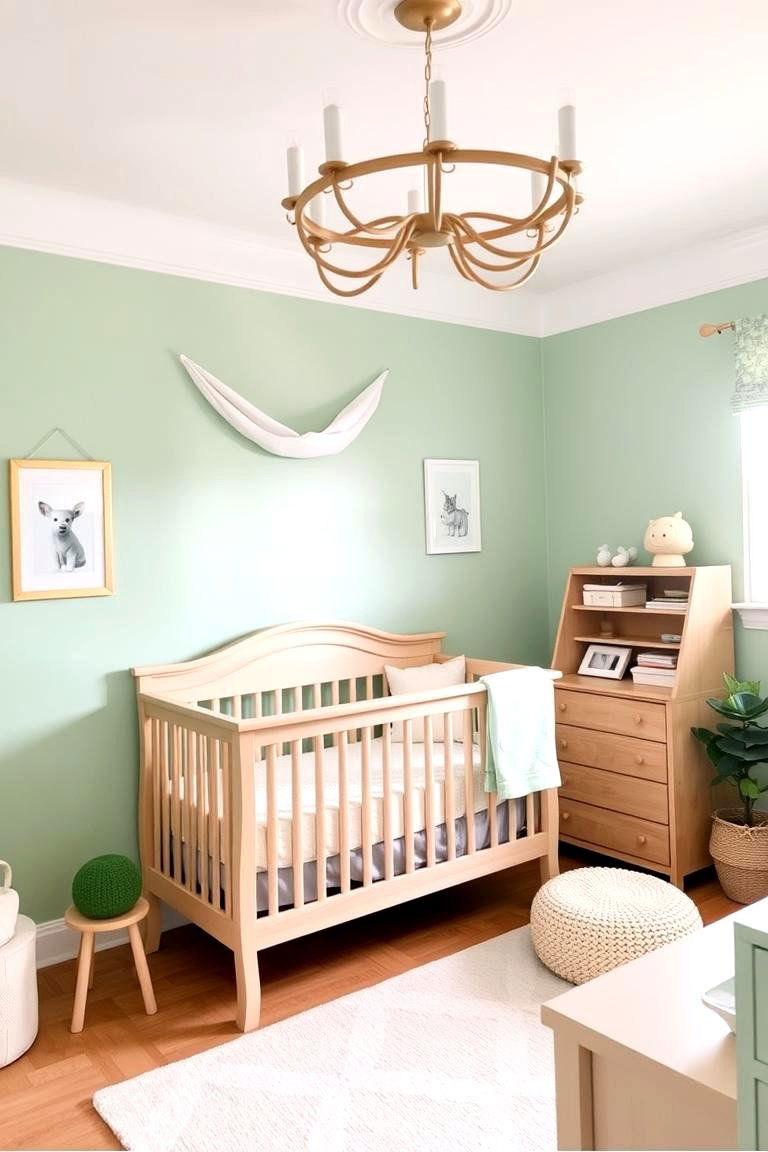 Pistachio Green for a Subtle Yet Playful Look - 24 Green Accent Wall Ideas