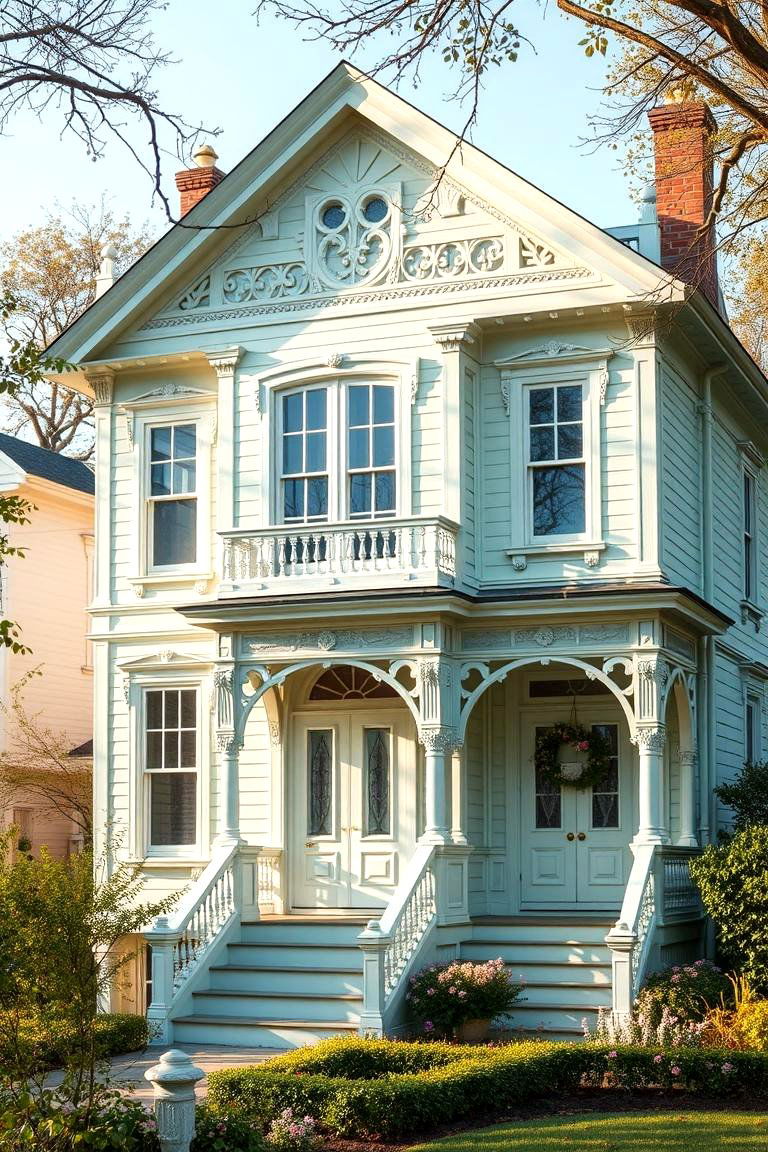Pistachio Perfection - 24 Green Victorian House Colors