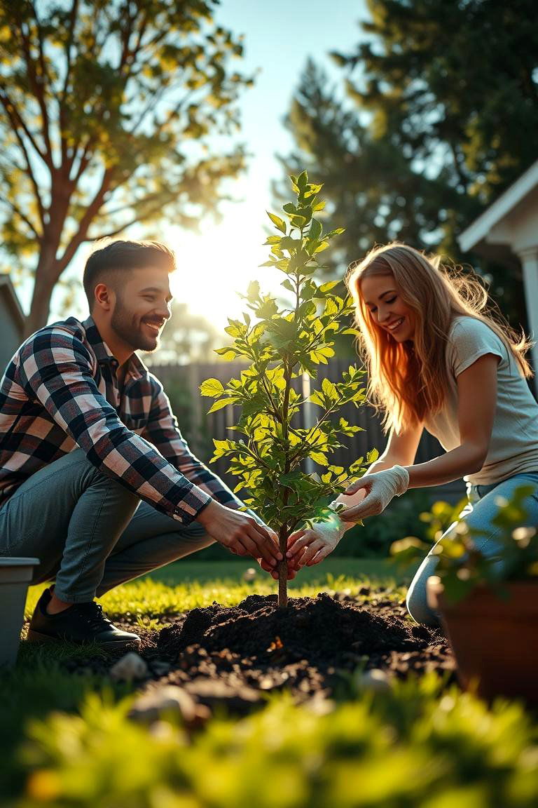 Plant a Tree Together - 27 10 Year Wedding Anniversary Ideas