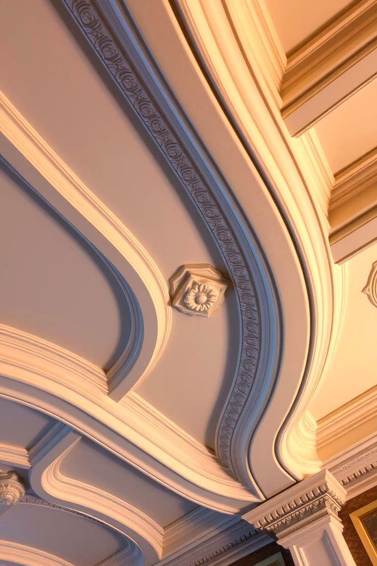 Plaster Molding Details - 24 Cheap Ceiling Ideas
