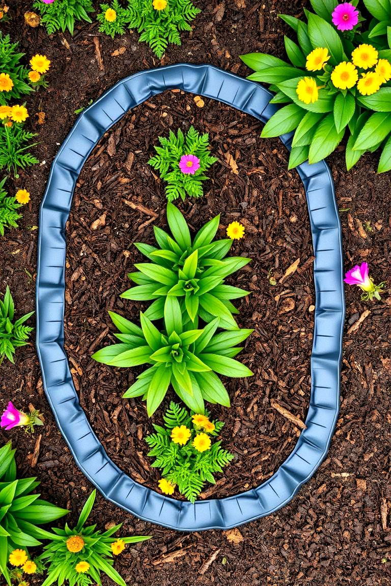 Plastic Edging for Easy Installation - 24 Mulch Edging Ideas