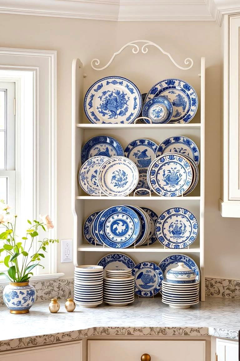 Plate Racks - 24 Traditional Kitchen Ideas