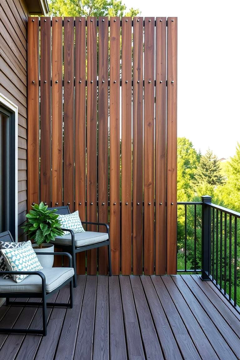 Platform with Privacy Screen - 24 Platform Deck Ideas