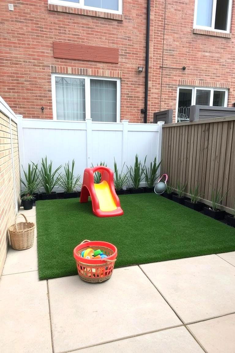 Play Area for Kids - 24 Townhouse Backyard Ideas
