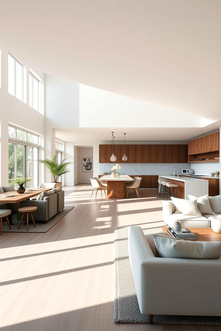 Play with Open Floor Plans - 24 House Decor Ideas