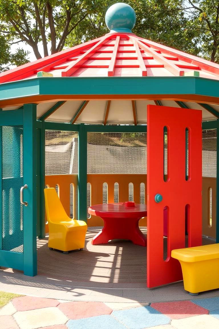 Playful Childrens Zone - 24 patio with a gazebo ideas