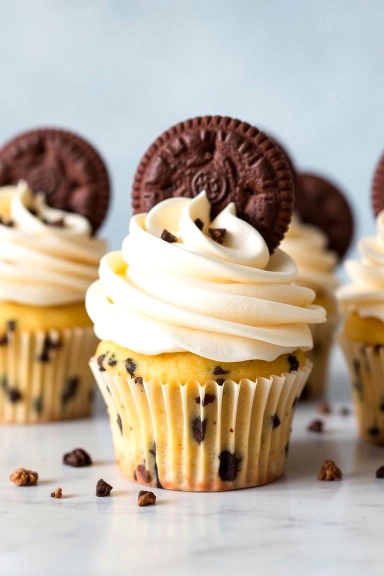 Playful Cookies and Cream Fun - 24 Wedding Cupcake Ideas