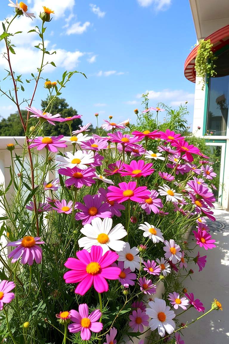 Playful Cosmos - 24 Flowering Plants for Balcony