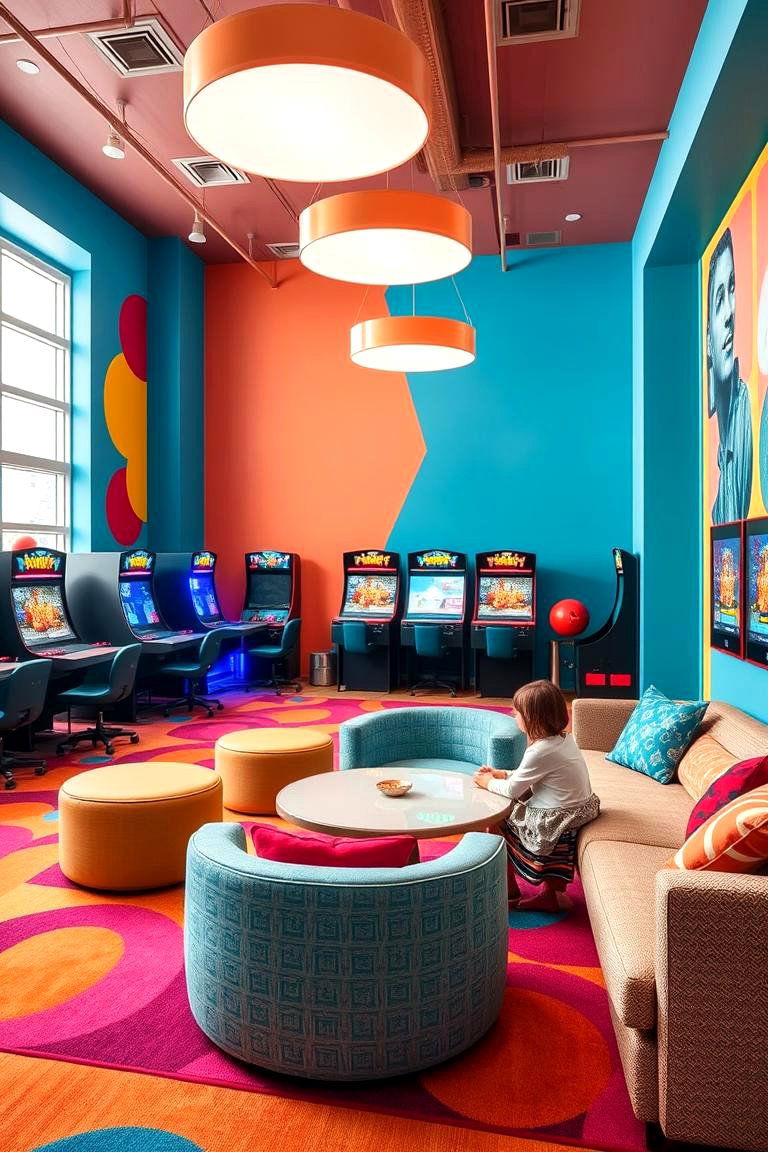 Playful Game Room - 24 Snug Room Ideas