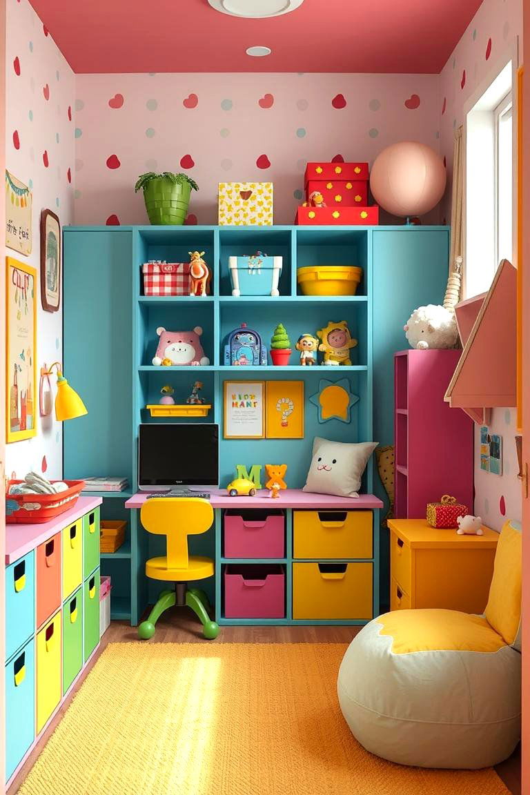 Playful Kids Box Room - 24 Box Room Ideas