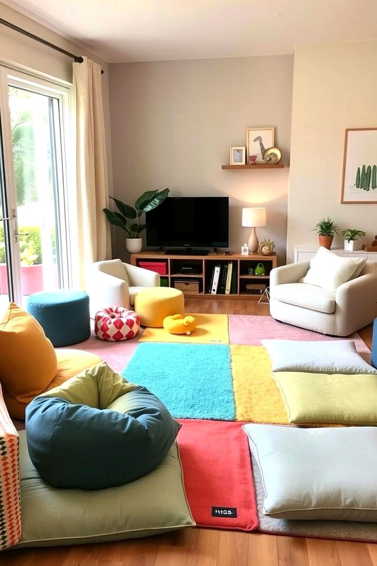 Playful Kids Zone for Family Fun - 24 Family Room Ideas