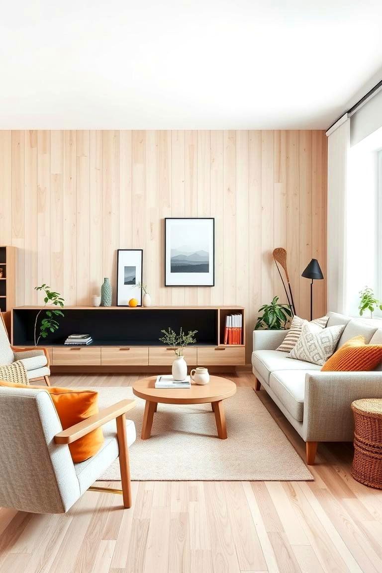 Playful Scandinavian Mix - 24 Colorful Living Room Ideas