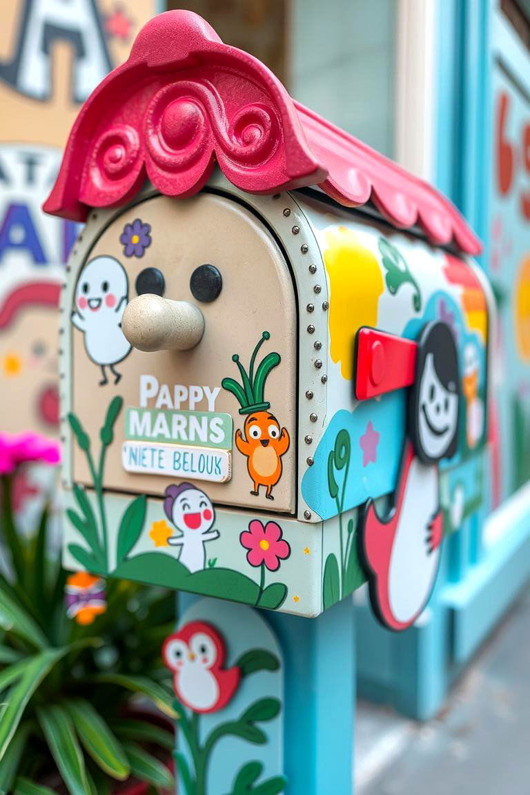 Playful Themes - 24 Mailbox Decor Ideas