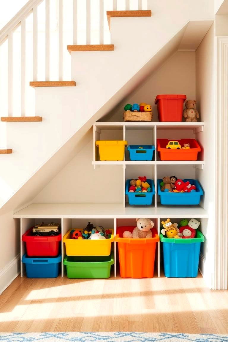Playful Toy Storage - 24 Under Stair Storage Ideas