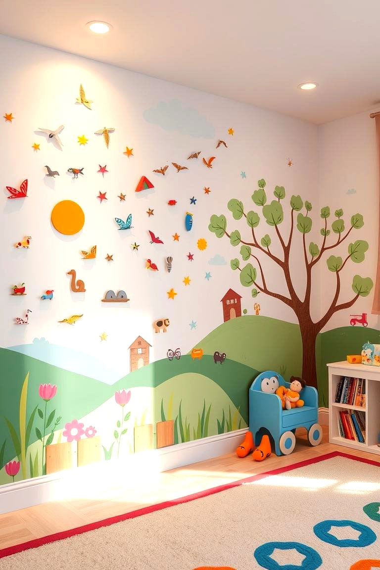 Playful Wall Art - 24 Toddler Room Ideas