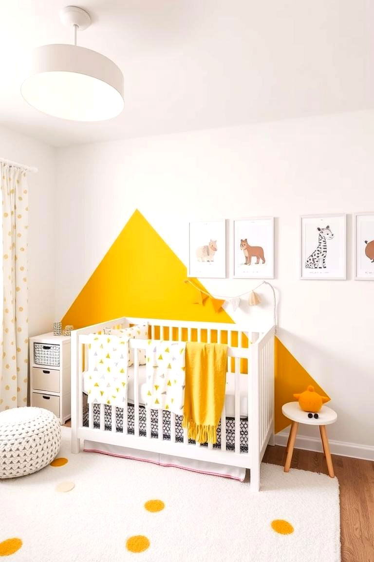 Playful Zest with Mustard Yellow - 24 Nursery Color Ideas