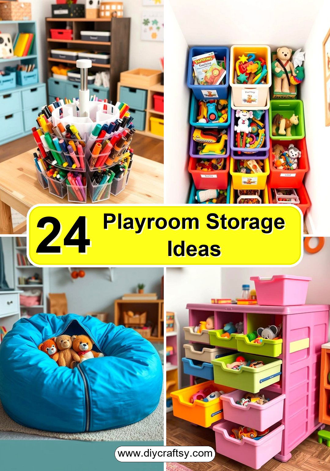 Playroom Storage Ideas