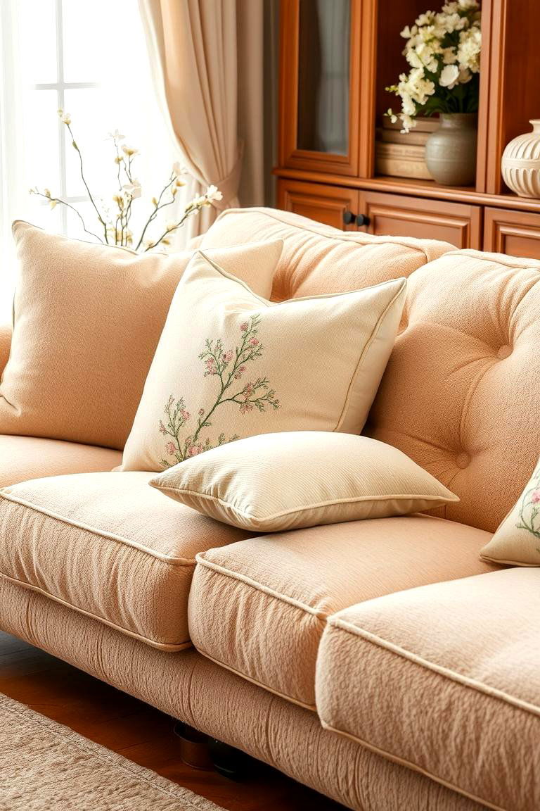 Plush Comfortable Seating - 24 French Country Living Room Ideas