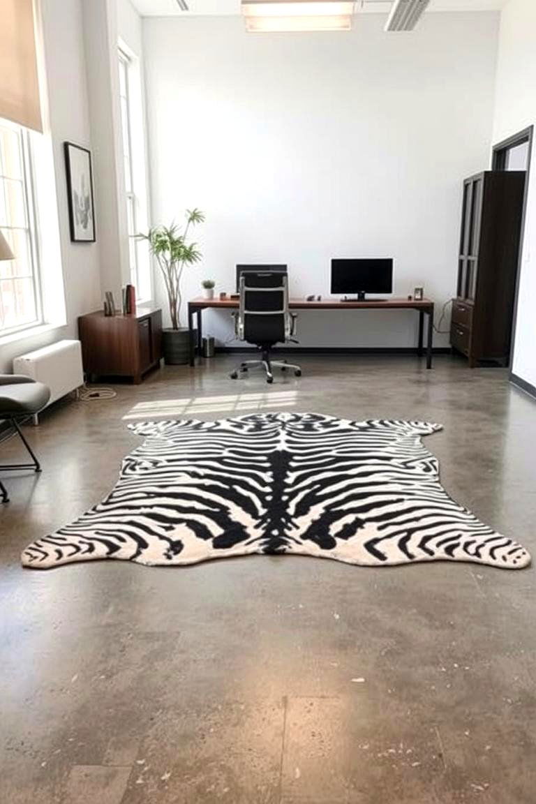Plush Rug - 24 Office Rug Ideas