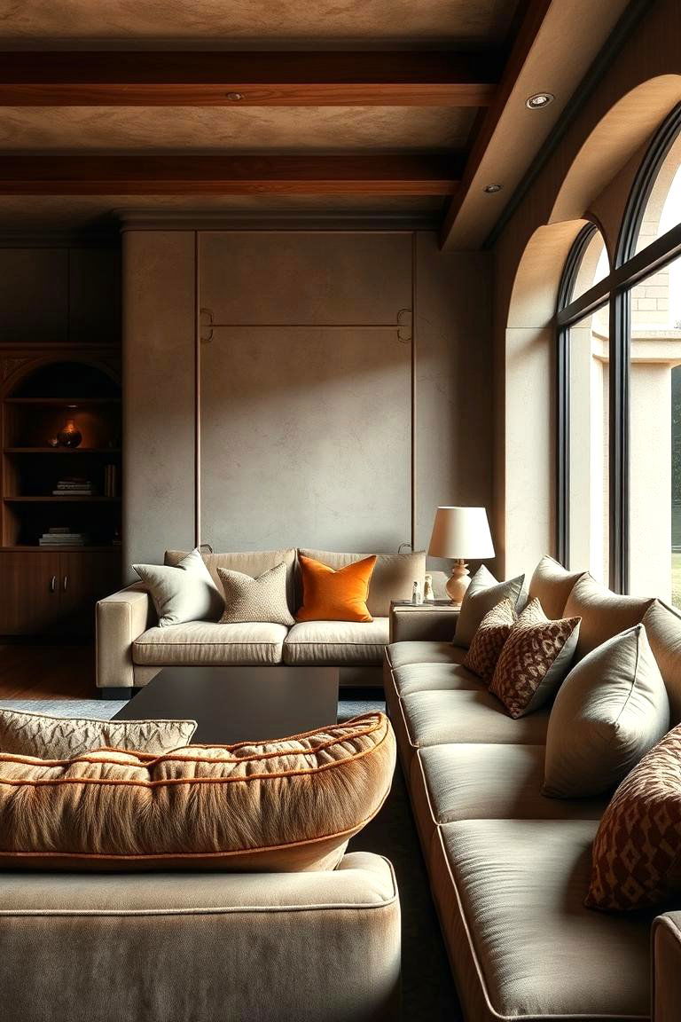 Plush Seating Arrangements - 24 Royal Living Room Design Ideas